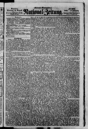 Nationalzeitung vom 16.08.1852