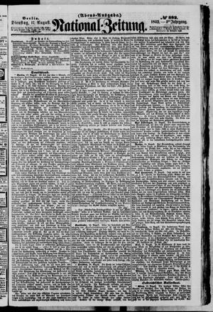 Nationalzeitung on Aug 17, 1852