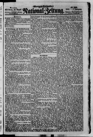 National-Zeitung vom 18.08.1852