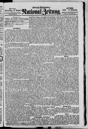National-Zeitung vom 19.08.1852