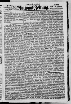 Nationalzeitung vom 21.08.1852