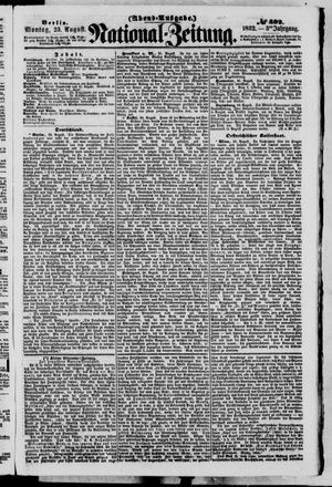 Nationalzeitung on Aug 23, 1852