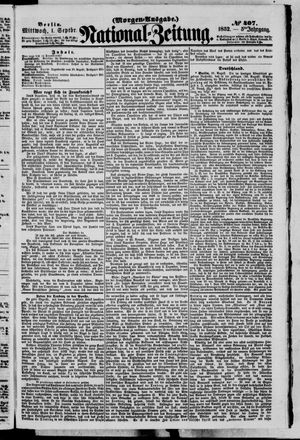 Nationalzeitung vom 01.09.1852