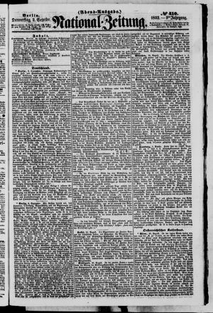 Nationalzeitung on Sep 2, 1852