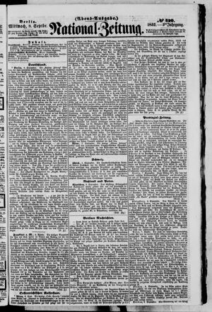 Nationalzeitung vom 08.09.1852