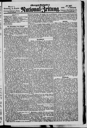 Nationalzeitung on Sep 12, 1852