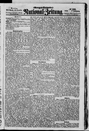 National-Zeitung vom 22.09.1852