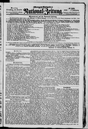 National-Zeitung on Sep 28, 1852