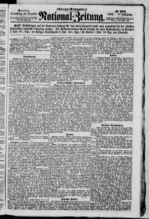 National-Zeitung on Sep 28, 1852