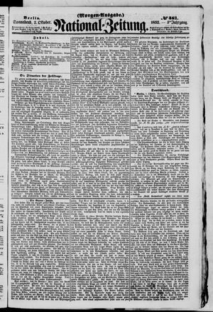 Nationalzeitung vom 02.10.1852