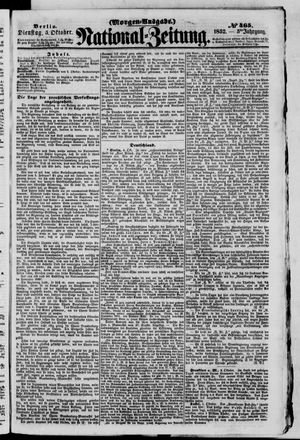 Nationalzeitung vom 05.10.1852