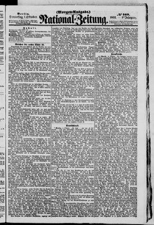 Nationalzeitung vom 07.10.1852