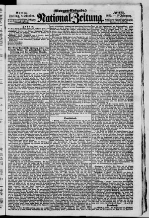 Nationalzeitung vom 08.10.1852