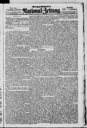 Nationalzeitung vom 09.10.1852