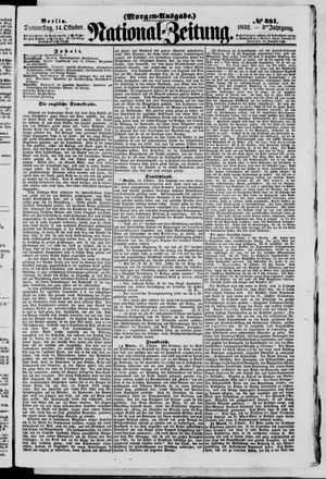 Nationalzeitung vom 14.10.1852