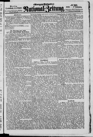 Nationalzeitung vom 16.10.1852