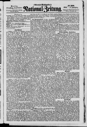 Nationalzeitung vom 19.10.1852