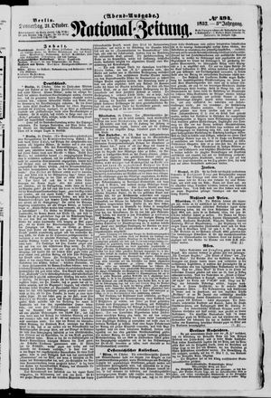 Nationalzeitung vom 21.10.1852