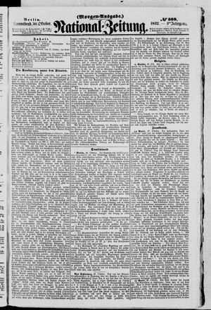 Nationalzeitung vom 30.10.1852