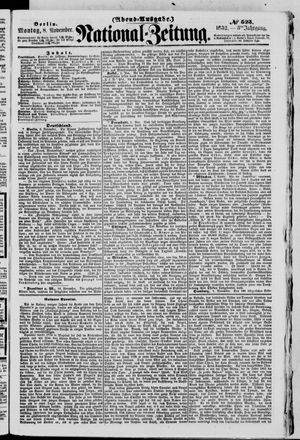 Nationalzeitung vom 08.11.1852