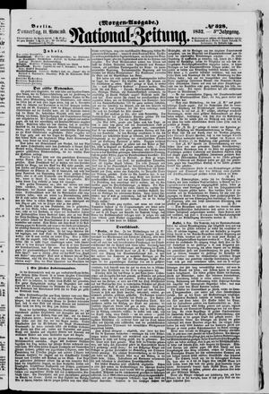 Nationalzeitung vom 11.11.1852