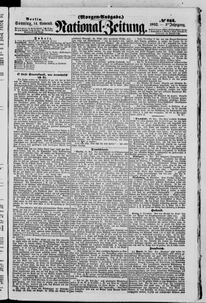 Nationalzeitung vom 14.11.1852