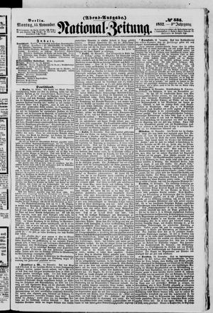 Nationalzeitung on Nov 15, 1852