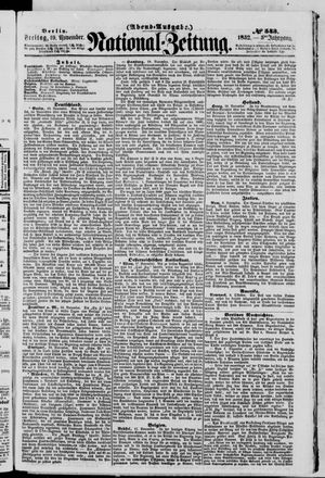Nationalzeitung on Nov 19, 1852