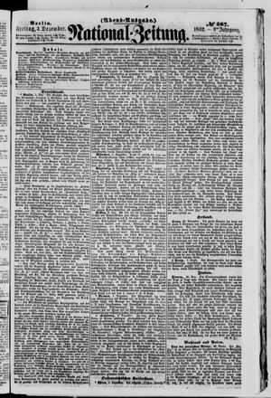 Nationalzeitung vom 03.12.1852
