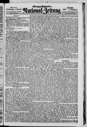 Nationalzeitung vom 04.12.1852