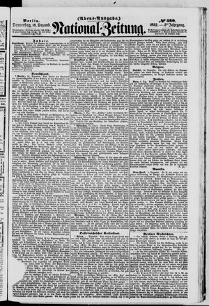 Nationalzeitung vom 16.12.1852