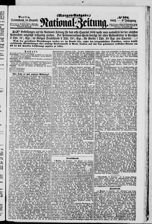 Nationalzeitung vom 18.12.1852