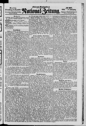 Nationalzeitung vom 21.12.1852