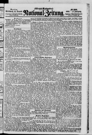 National-Zeitung on Dec 22, 1852