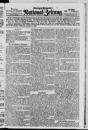 Nationalzeitung on Dec 24, 1852