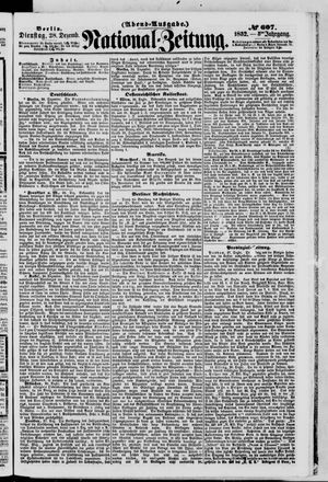 Nationalzeitung vom 28.12.1852