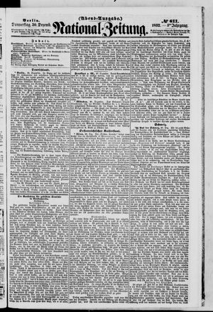 Nationalzeitung vom 30.12.1852