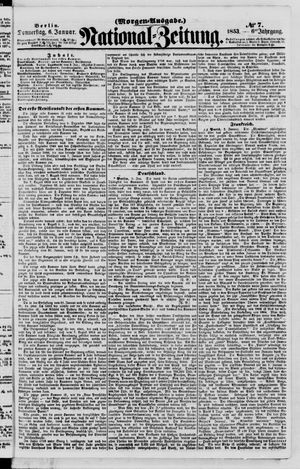 Nationalzeitung vom 06.01.1853