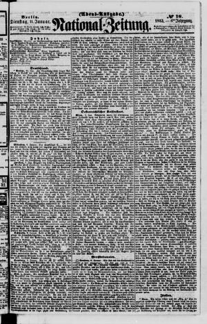 Nationalzeitung vom 11.01.1853