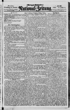 National-Zeitung vom 25.01.1853