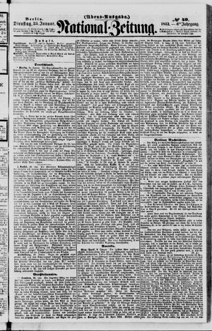 National-Zeitung vom 25.01.1853