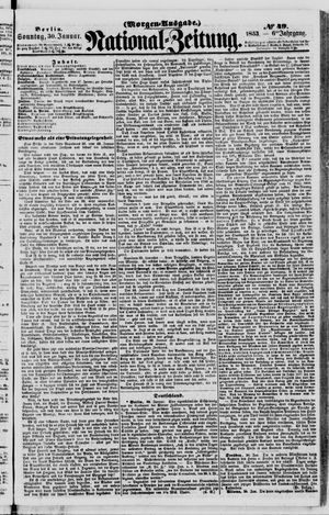 Nationalzeitung vom 30.01.1853