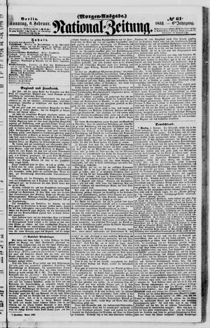 Nationalzeitung vom 06.02.1853