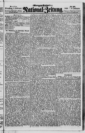 Nationalzeitung vom 08.02.1853