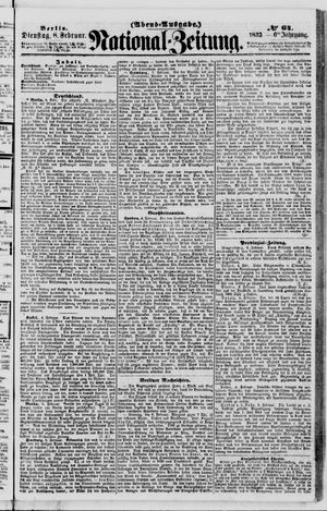 Nationalzeitung vom 08.02.1853