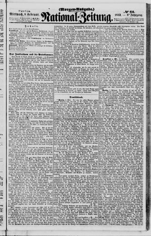 Nationalzeitung on Feb 9, 1853