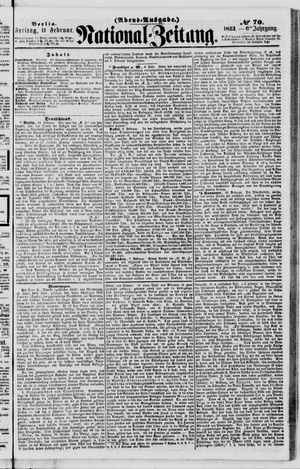 Nationalzeitung on Feb 11, 1853