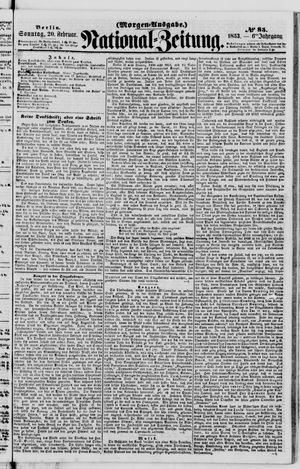 Nationalzeitung on Feb 20, 1853