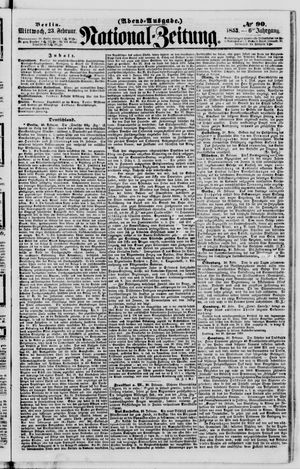 National-Zeitung vom 23.02.1853