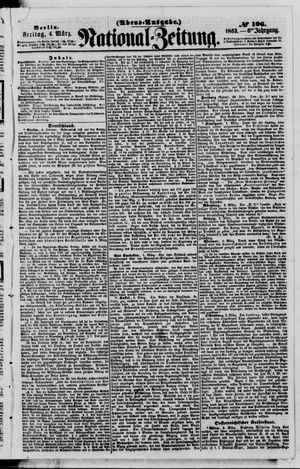 Nationalzeitung vom 04.03.1853